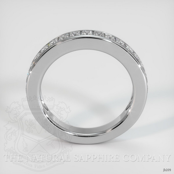 14K White Gold Diamond Channel Wedding Band
