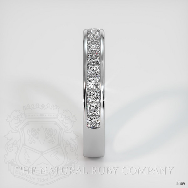 14K White Gold Diamond Channel Wedding Band