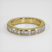 14K Yellow Gold Diamond Channel Wedding Band Video