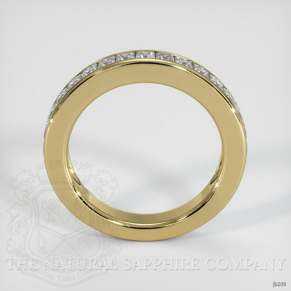 14K Yellow Gold Diamond Channel Wedding Band
