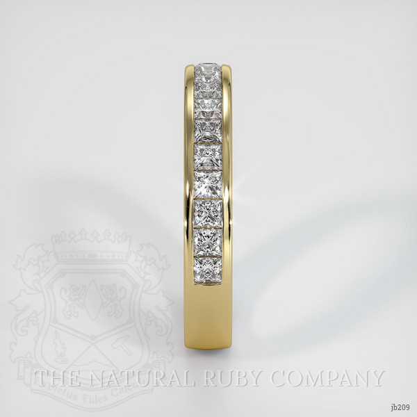 14K Yellow Gold Diamond Channel Wedding Band