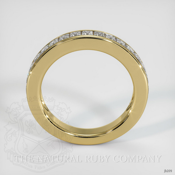 18K Yellow Gold Diamond Channel Wedding Band