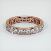 14K Rose Gold Eternity Wedding Band Video