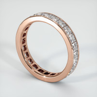 14K Rose Gold Eternity Wedding Band Image