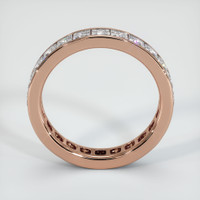 14K Rose Gold Eternity Wedding Band Image