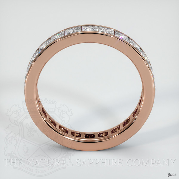 14K Rose Gold Diamond Eternity Wedding Band