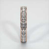 14K Rose Gold Eternity Wedding Band Image