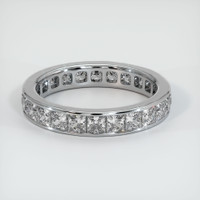 14K White Gold Diamond Eternity Wedding Band Video