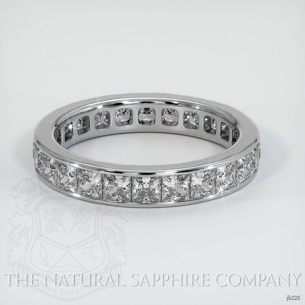 14K White Gold Diamond Eternity Wedding Band