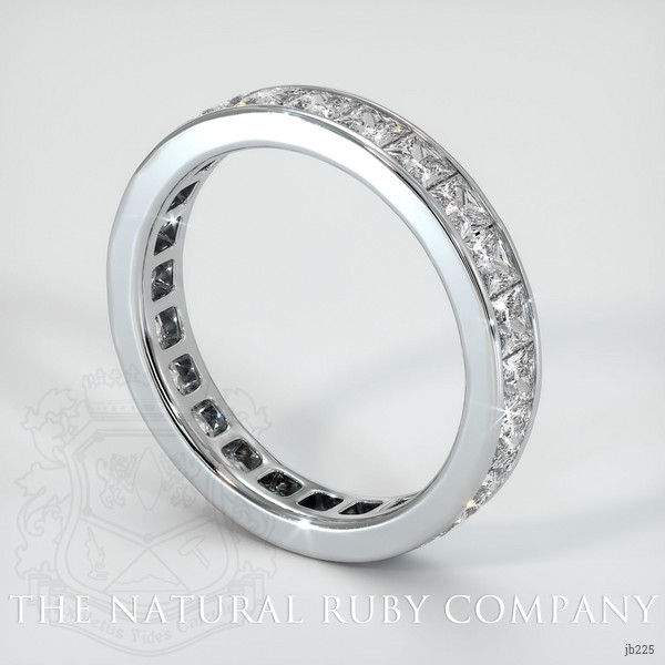 14K White Gold Diamond Eternity Wedding Band