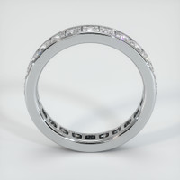 14K White Gold Diamond Eternity Wedding Band Image