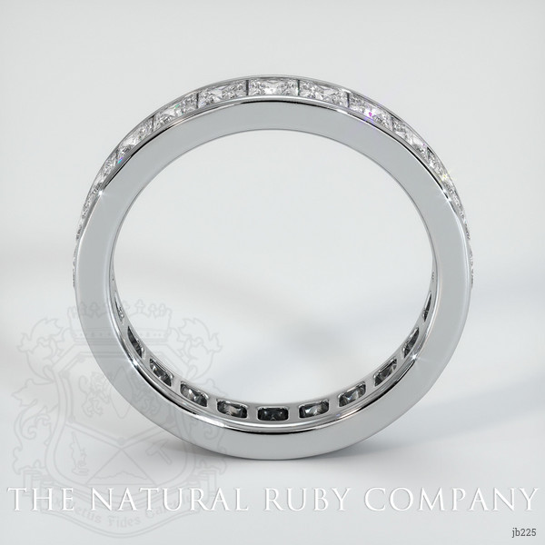 14K White Gold Diamond Eternity Wedding Band