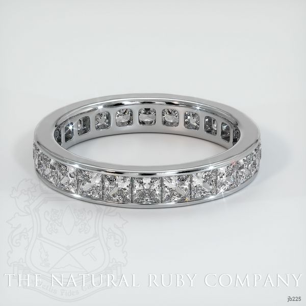 18K White Gold Diamond Eternity Wedding Band