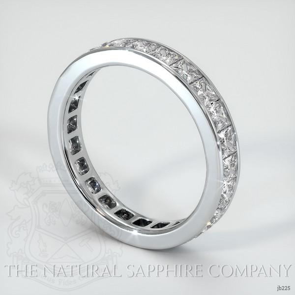 18K White Gold Diamond Eternity Wedding Band