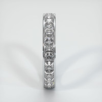 18K White Gold Diamond Eternity Wedding Band Image