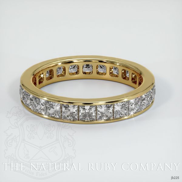 18K Yellow Gold Diamond Eternity Wedding Band