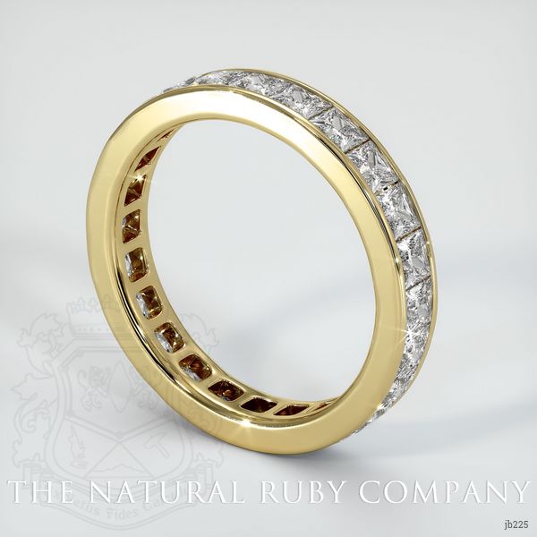 18K Yellow Gold Diamond Eternity Wedding Band