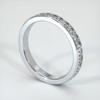 Platinum 950 Diamond Eternity Wedding Band Image