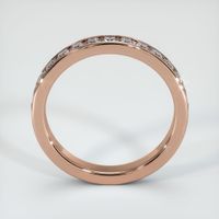 14K Rose Gold Diamond Eternity Wedding Band Image