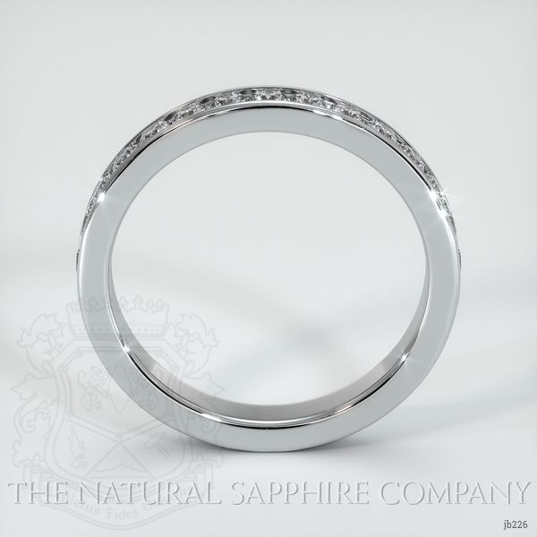 14K White Gold Diamond Eternity Wedding Band