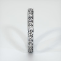 14K White Gold Diamond Eternity Wedding Band Image