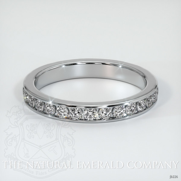 18K White Gold Diamond Eternity Wedding Band