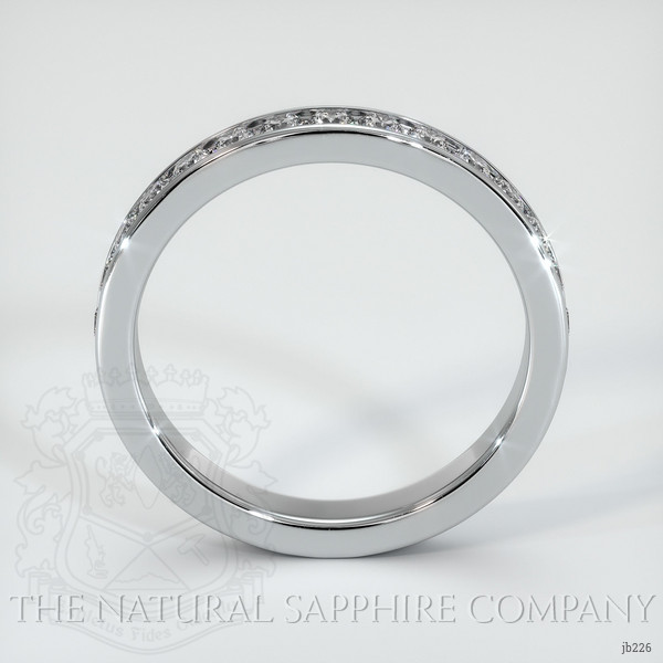 18K White Gold Diamond Eternity Wedding Band