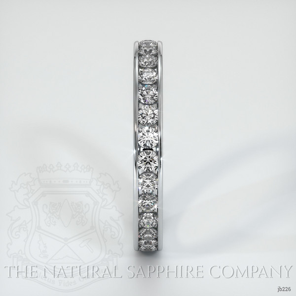 18K White Gold Diamond Eternity Wedding Band