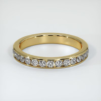 14K Yellow Gold Diamond Eternity Wedding Band Video