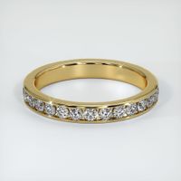 18K Yellow Gold Diamond Eternity Wedding Band Video