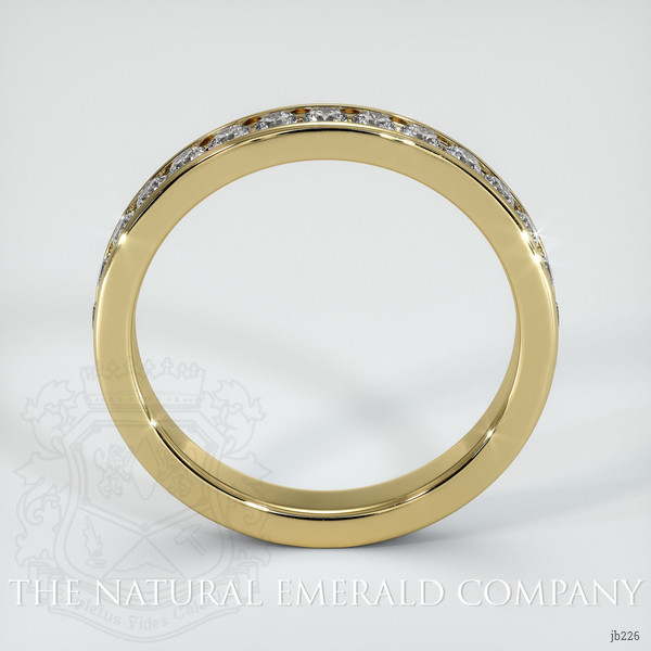 18K Yellow Gold Diamond Eternity Wedding Band