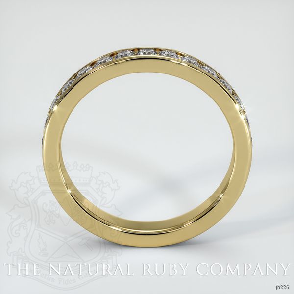 18K Yellow Gold Diamond Eternity Wedding Band
