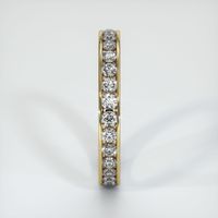18K Yellow Gold Diamond Eternity Wedding Band Image