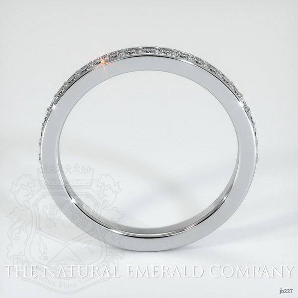 Platinum 950 Diamond Pave Wedding Band