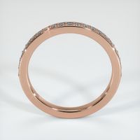 14K Rose Gold Diamond Pave Wedding Band Image