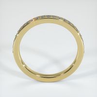 18K Yellow Gold Diamond Pave Wedding Band Image