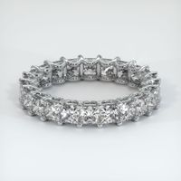 Platinum 950 Diamond Eternity Wedding Band Video