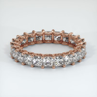 14K Rose Gold Diamond Eternity Wedding Band Video