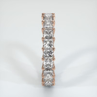 14K Rose Gold Diamond Eternity Wedding Band Image