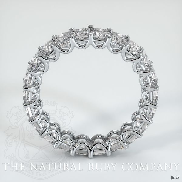 14K White Gold Diamond Eternity Wedding Band