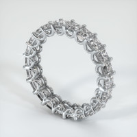 18K White Gold Diamond Eternity Wedding Band Image