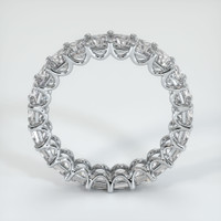 18K White Gold Diamond Eternity Wedding Band Image