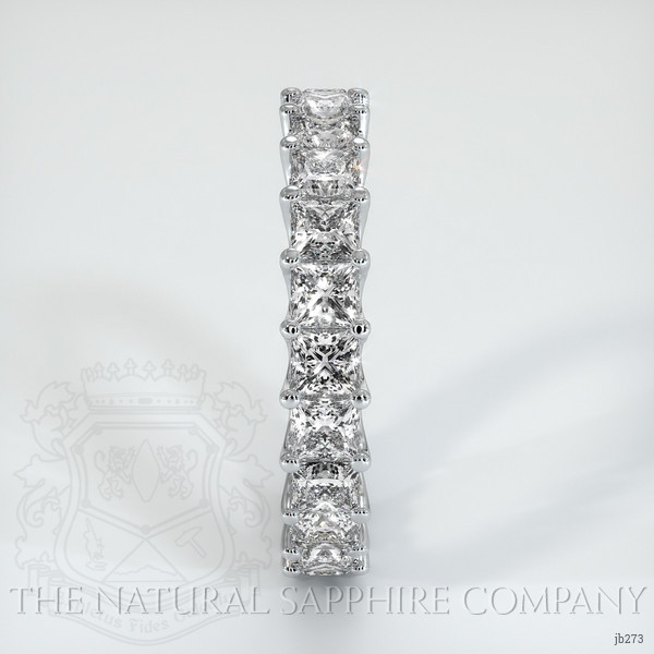 18K White Gold Diamond Eternity Wedding Band
