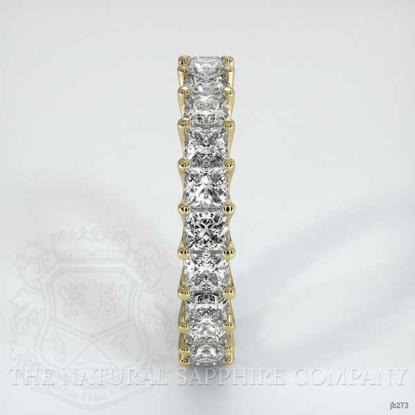 14K Yellow Gold Diamond Eternity Wedding Band