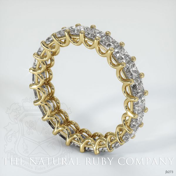 18K Yellow Gold Diamond Eternity Wedding Band