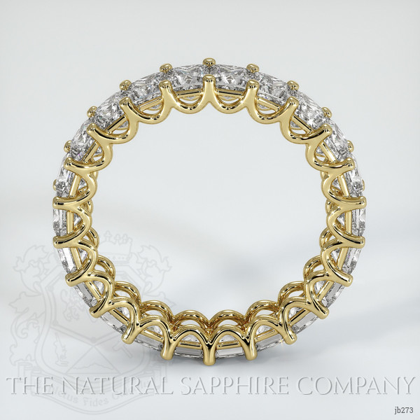 18K Yellow Gold Diamond Eternity Wedding Band