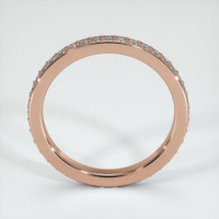 14K Rose Gold Diamond Eternity Wedding Band Image