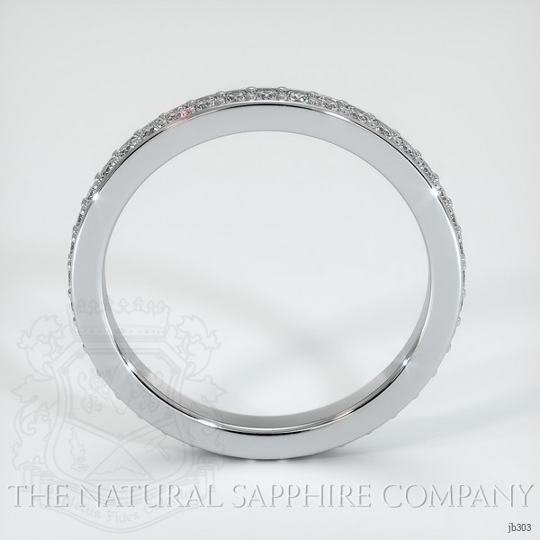14K White Gold Diamond Eternity Wedding Band