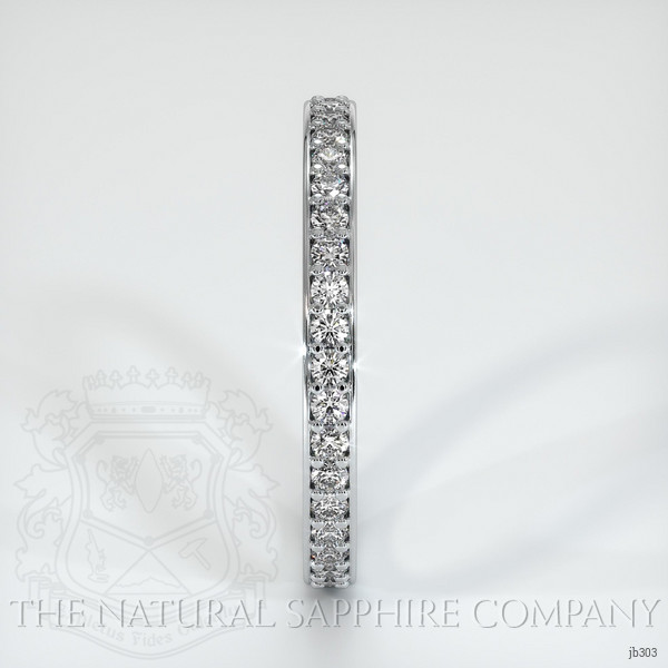 14K White Gold Diamond Eternity Wedding Band