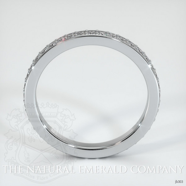 18K White Gold Diamond Eternity Wedding Band